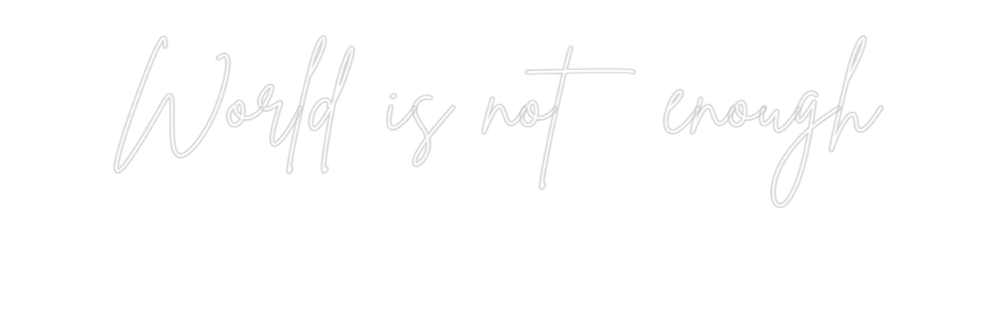 Custom Neon Sign Online Editor World non è ...