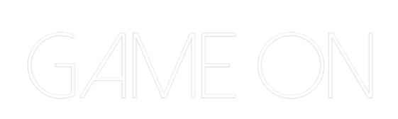 Custom Neon Sign Online Editor GAME ON
