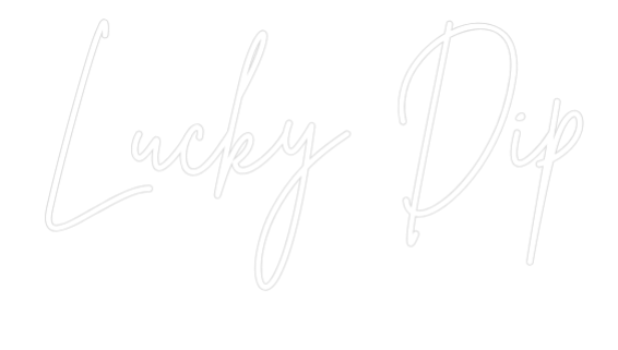 Tilpasset neonskilt på nettredigeringsprogram Lucky Dip