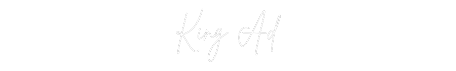 Editor en línea de letreros de neón personalizados King Ad