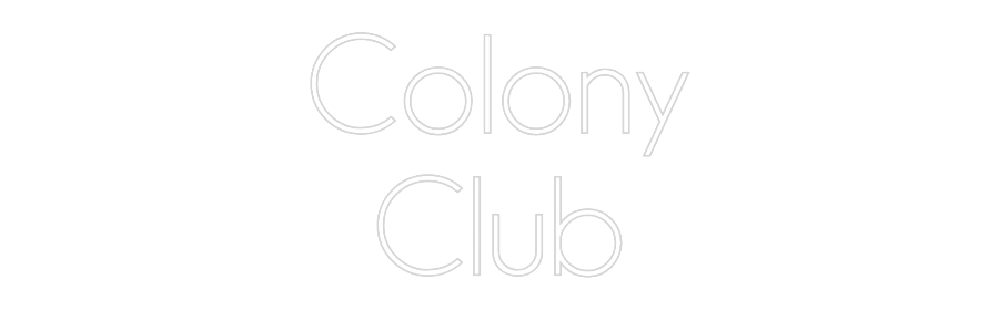 Editor online di insegne al neon personalizzate Colony
Club