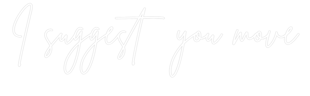 Anpassad neonskylt online-redigerare Jag föreslår att du...