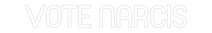 Custom Neon Sign Online Editor VOTE NARCIS