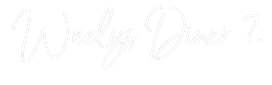 Custom Neon Sign Online Editor Weelys Diner 2