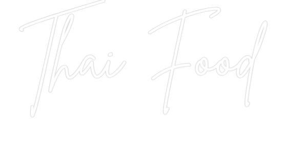 Editor online de letreiros de neon personalizados para comida tailandesa
