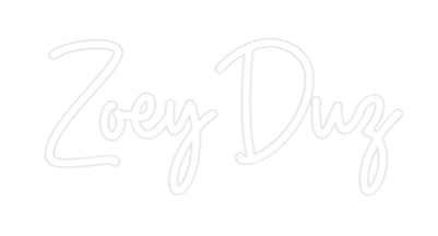 Custom Neon Sign Online Editor ZoeyDuz