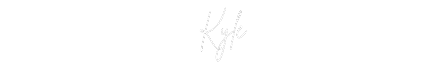 Custom Neon Sign Online Editor Kyle