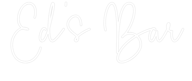 Editor en línea de letreros de neón personalizados Ed's Bar