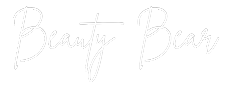 Custom Neon Sign Online Editor Beauty Bear