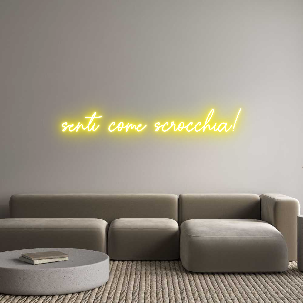 Custom Neon Sign Online Editor senti come sc...