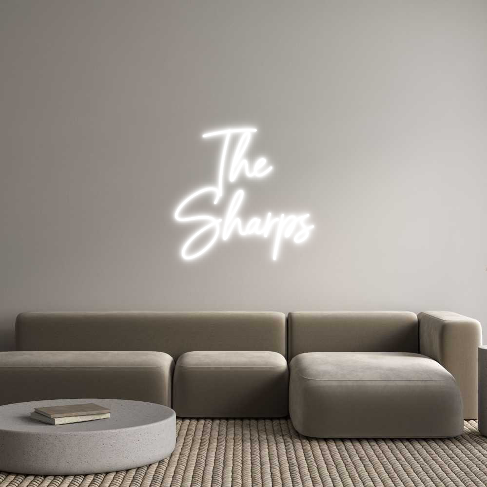 Custom Neon Sign Online Editor The 
Sharps