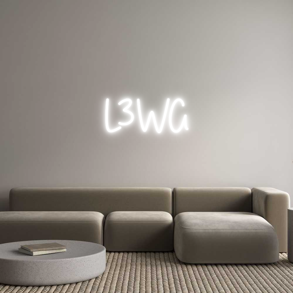 Custom Neon Sign Online Editor L3WG