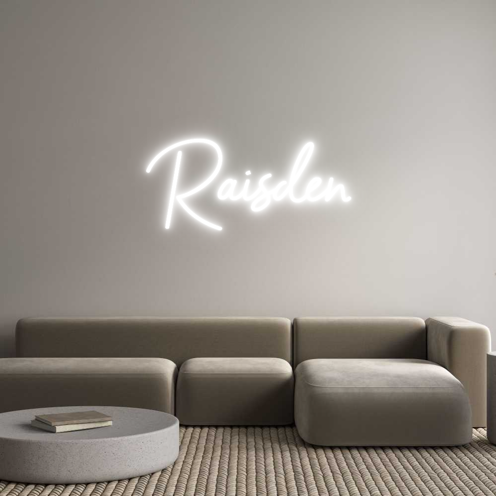 Custom Neon Sign Online Editor Raisden