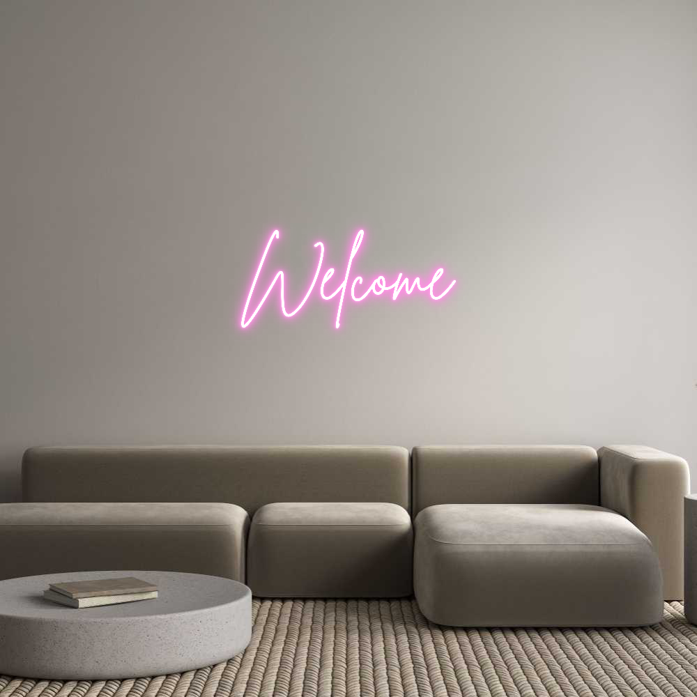 Custom Neon Sign Online Editor Welcome