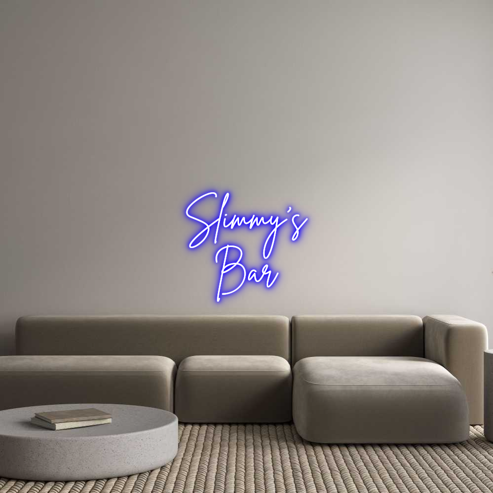 Custom Neon Sign Online Editor Slimmy's
Bar