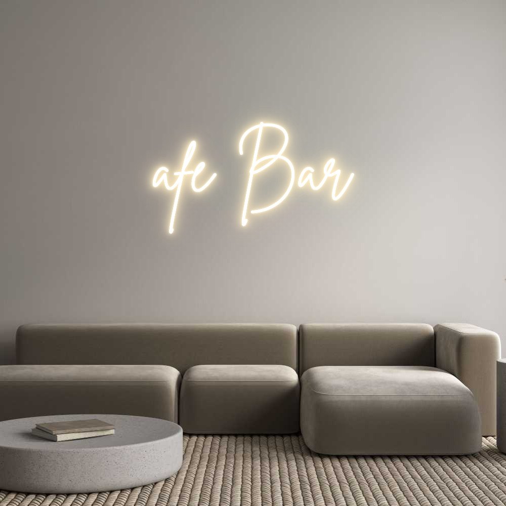 Custom Neon Sign Online Editor afe Bar