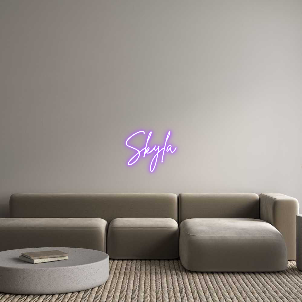 Custom Neon Sign Online Editor Skyla