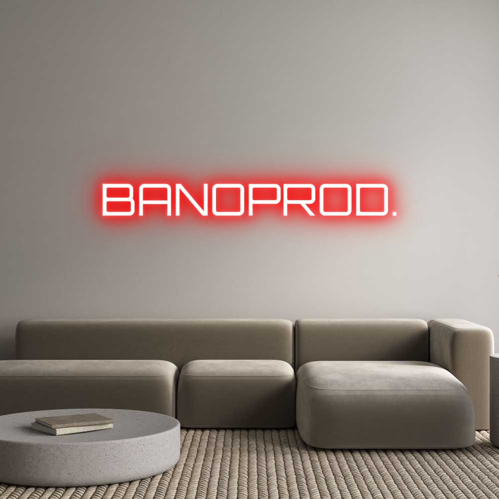 Tilpasset Neon Sign Online Editor BANOPROD.