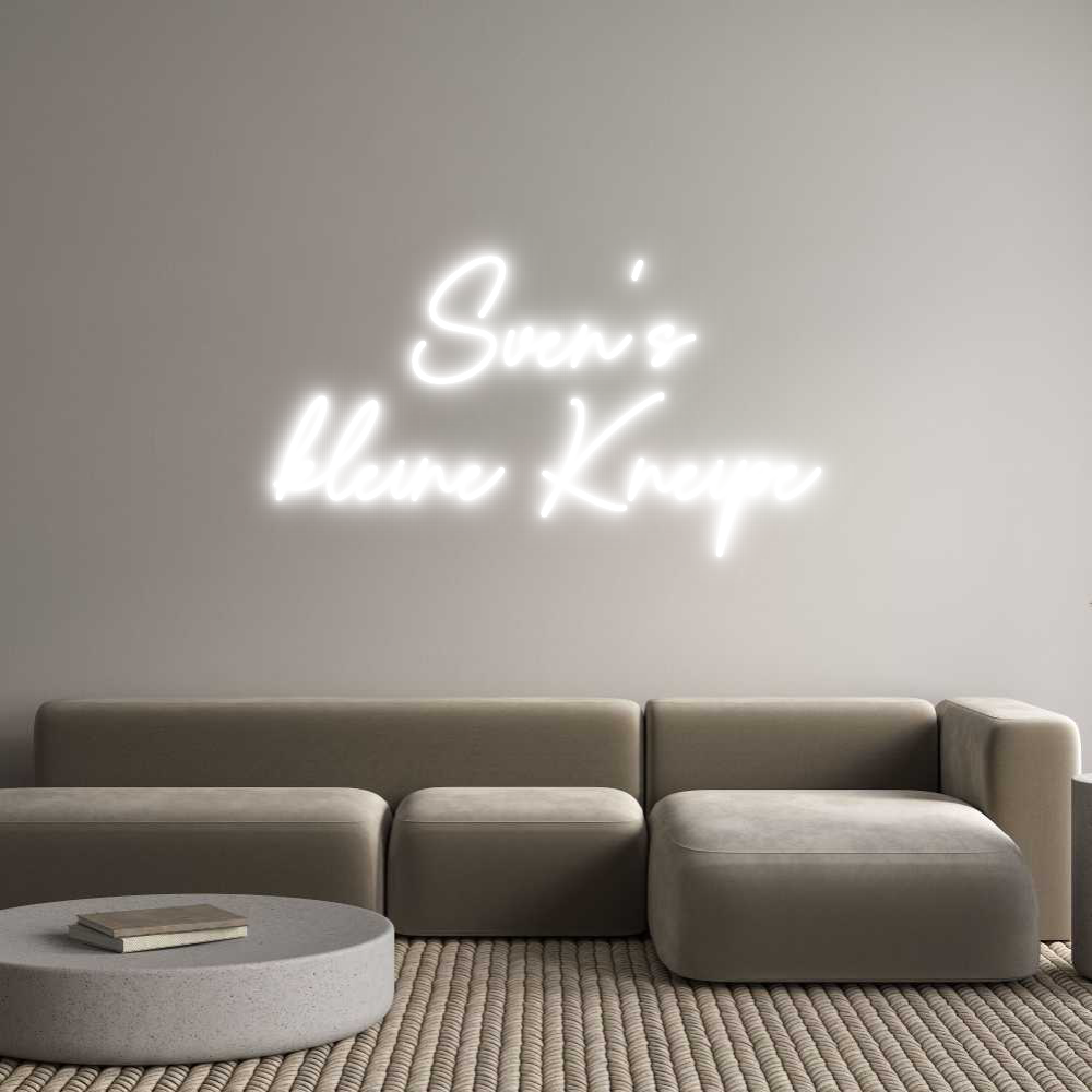 Custom Neon Sign Online Editor Sven's
klein...