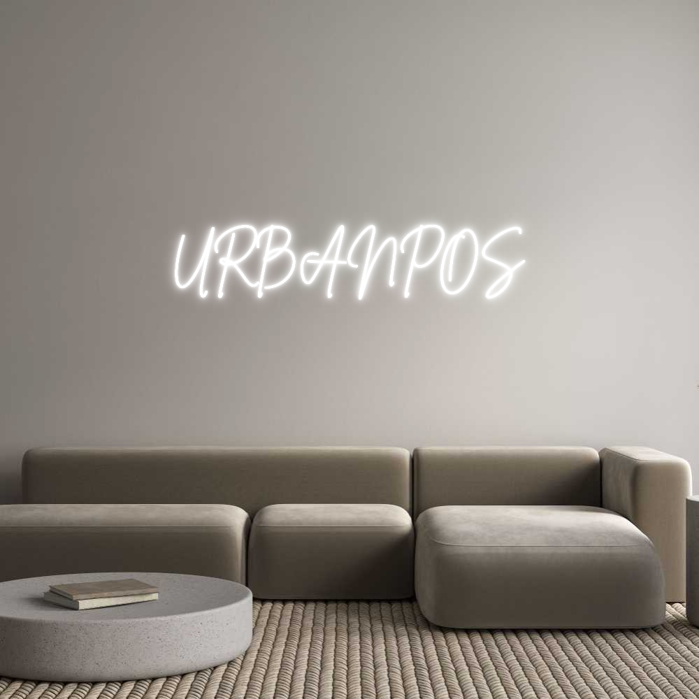 Custom Neon Sign Online Editor URBANPOS