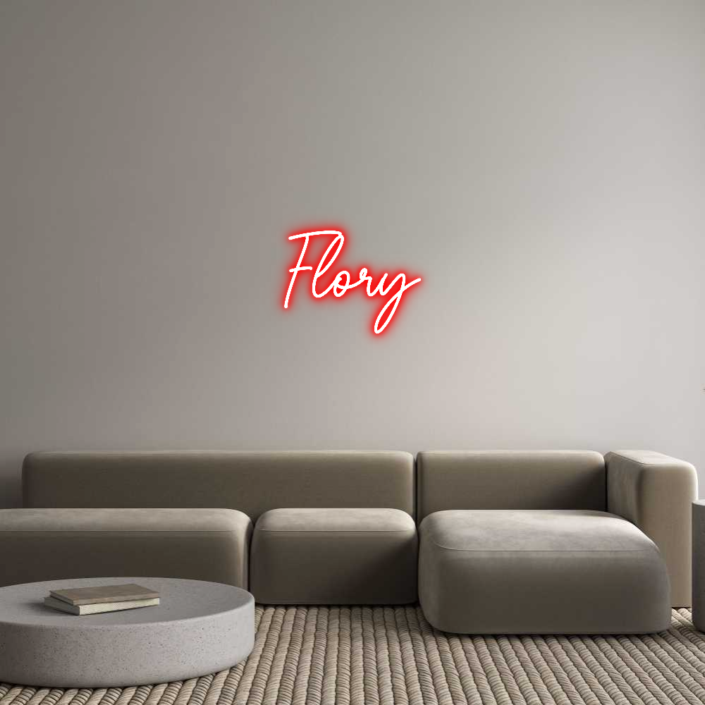 Custom Neon Sign Online Editor Flory
