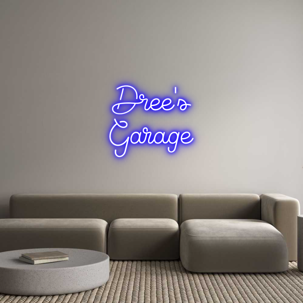 Custom Neon Sign Online Editor Dree's
Garage
