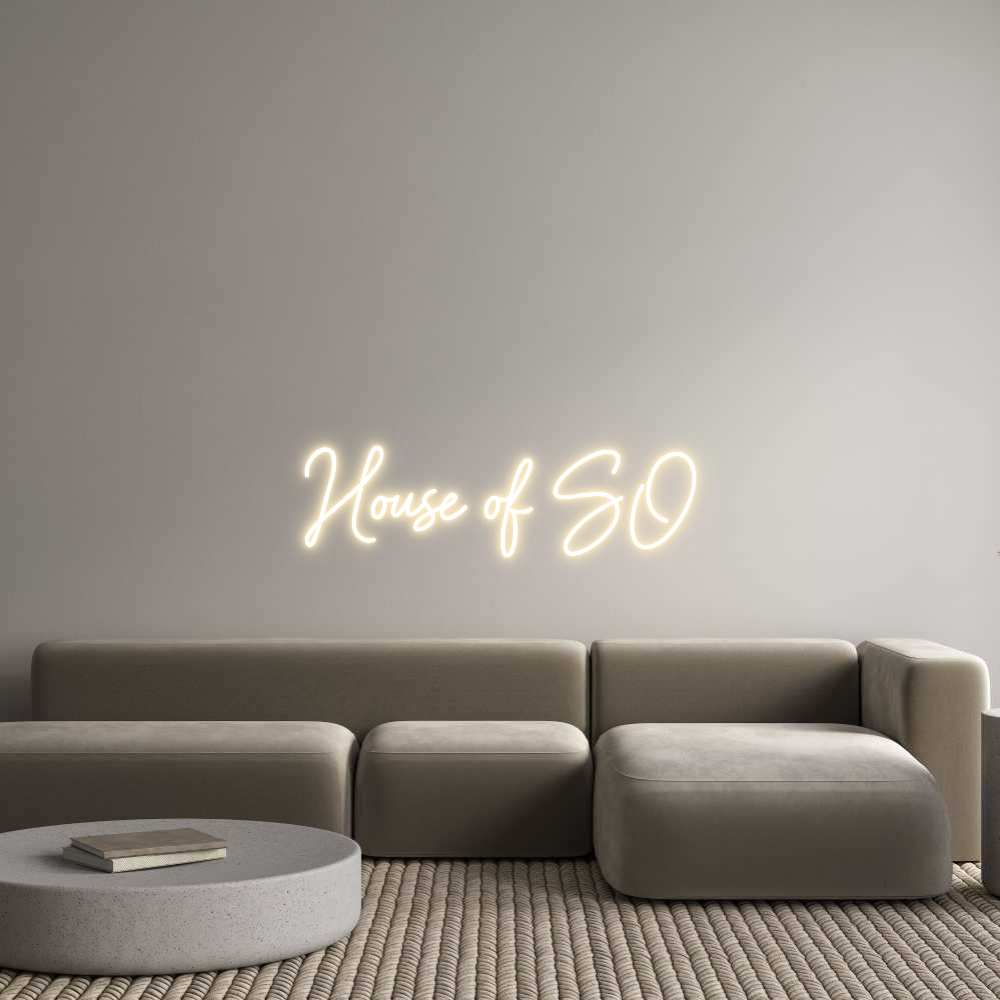 Custom Neon Sign Online Editor House of SO