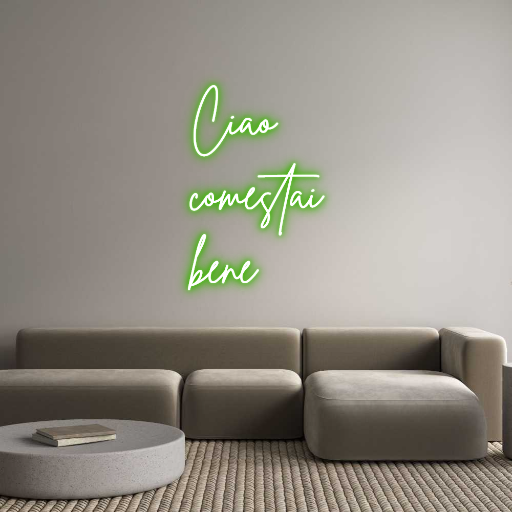 Custom Neon Sign Online Editor Ciao
comesta...