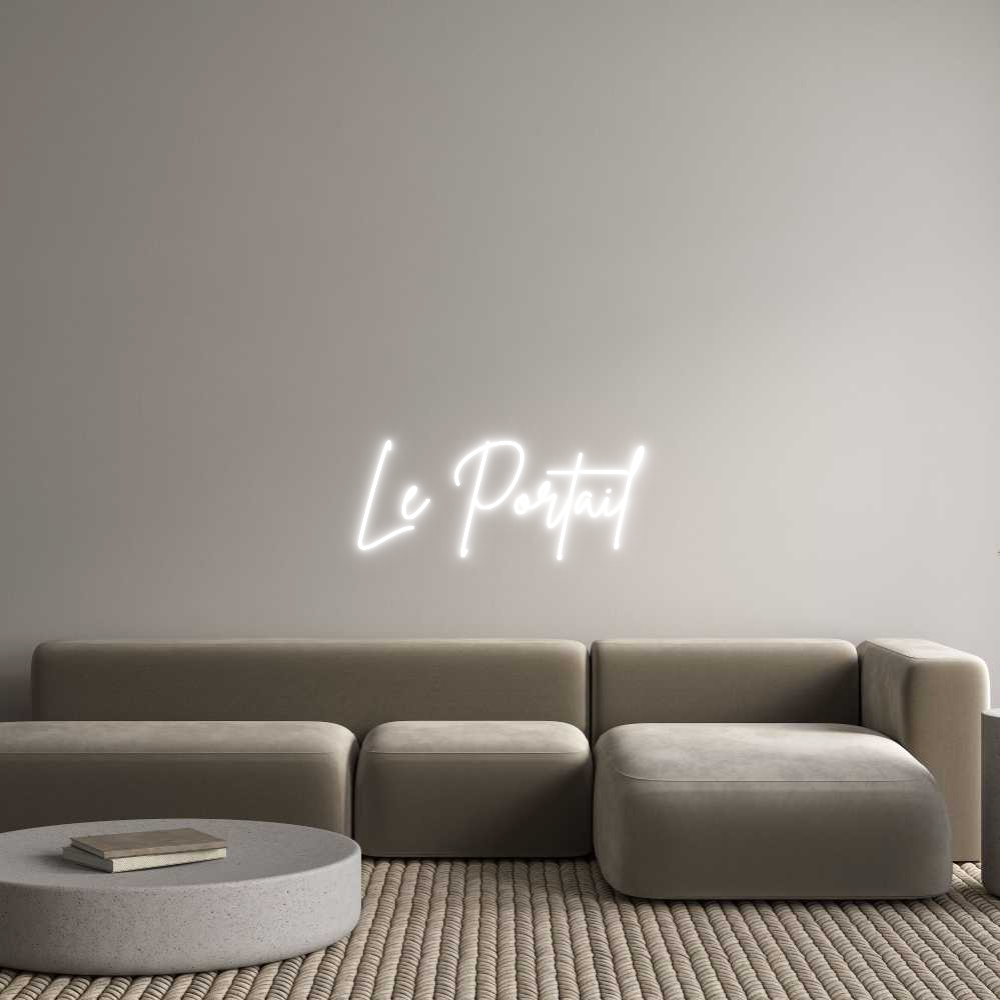Custom Neon Sign Online Editor Le Portail