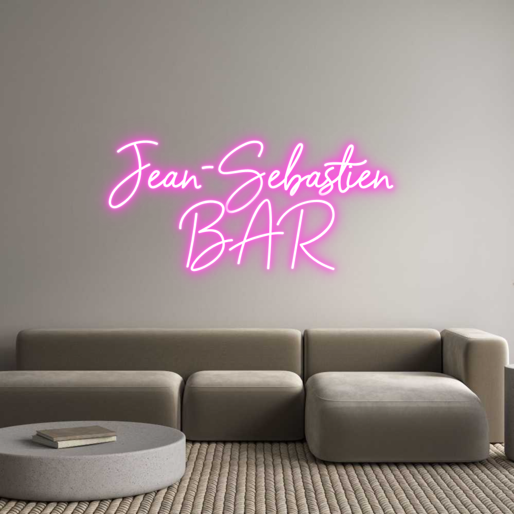 Custom Neon Sign Online Editor Jean-Sébastie...