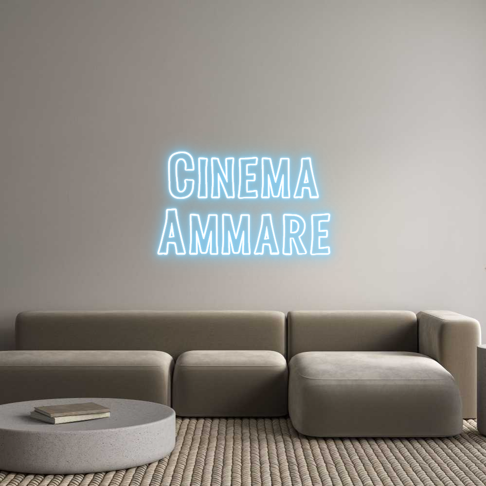 Editor online di insegne al neon personalizzate per cinema
Ammare