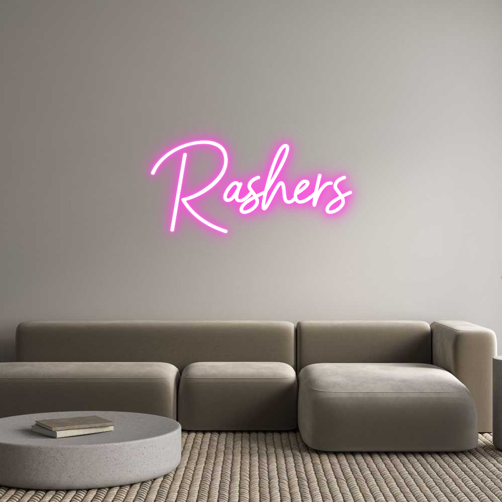 Custom Neon Sign Online Editor Rashers