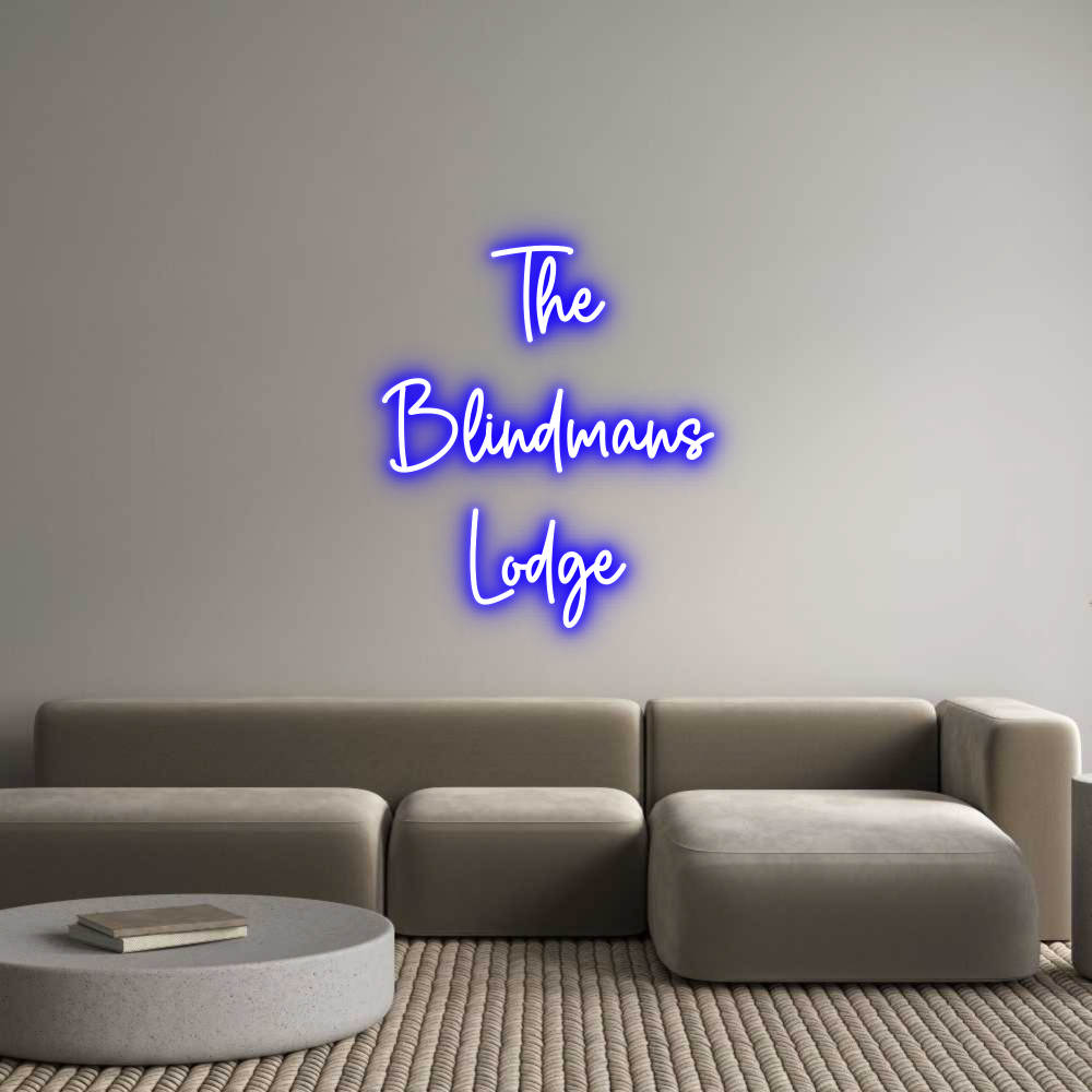 Custom Neon Sign Online Editor The
Blindman...