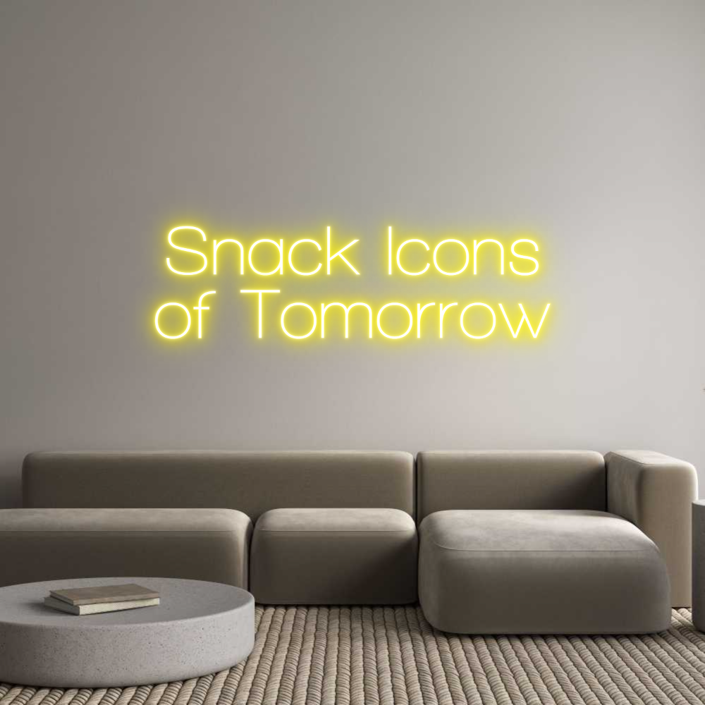 Custom Neon Sign Online Editor Snack Icons
...