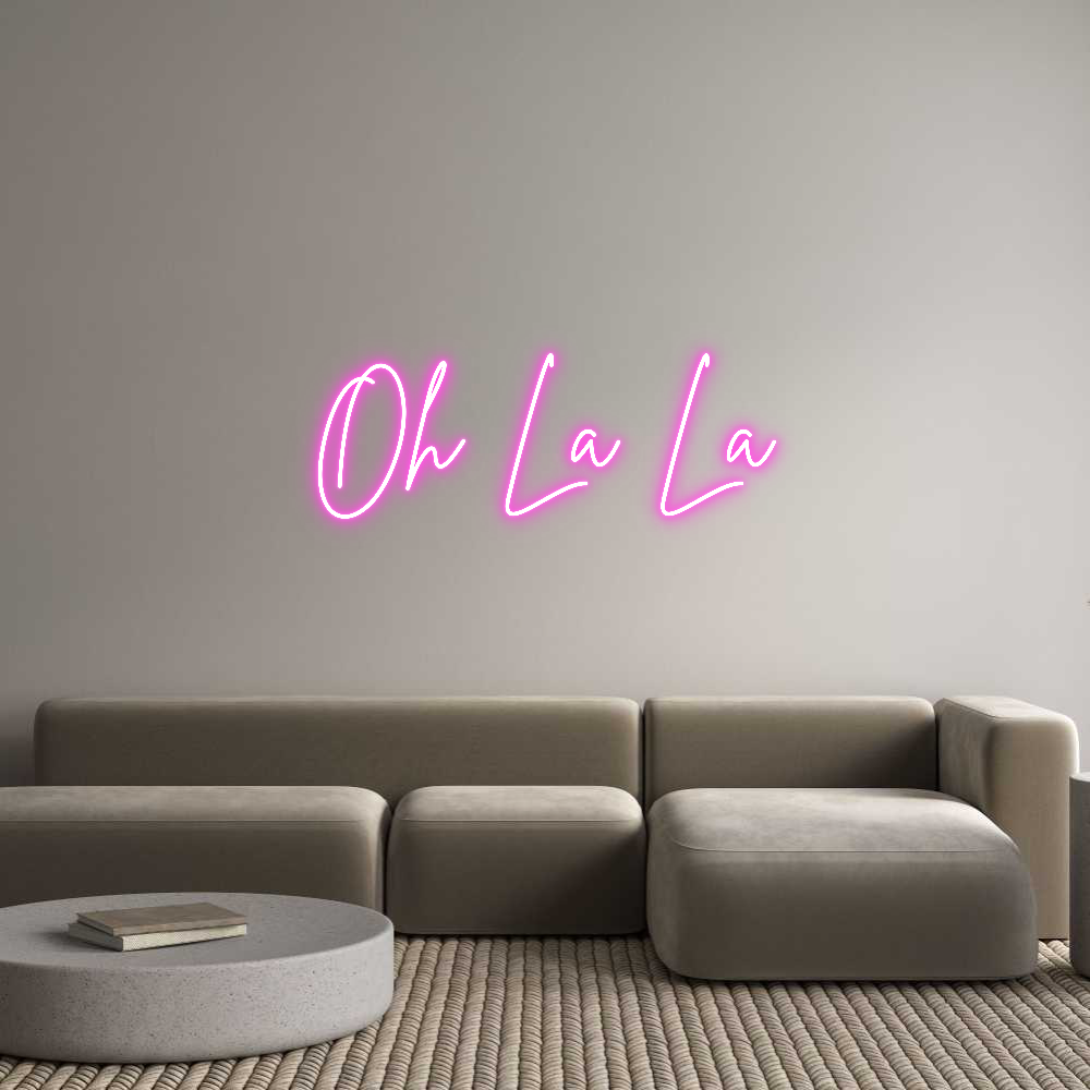Custom Neon Sign Online Editor Oh La La