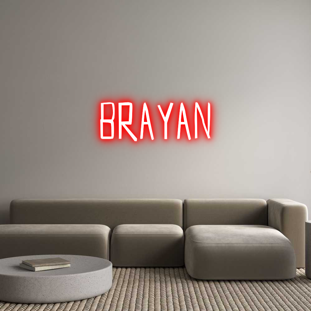 Custom Neon Sign Online Editor BRAYAN