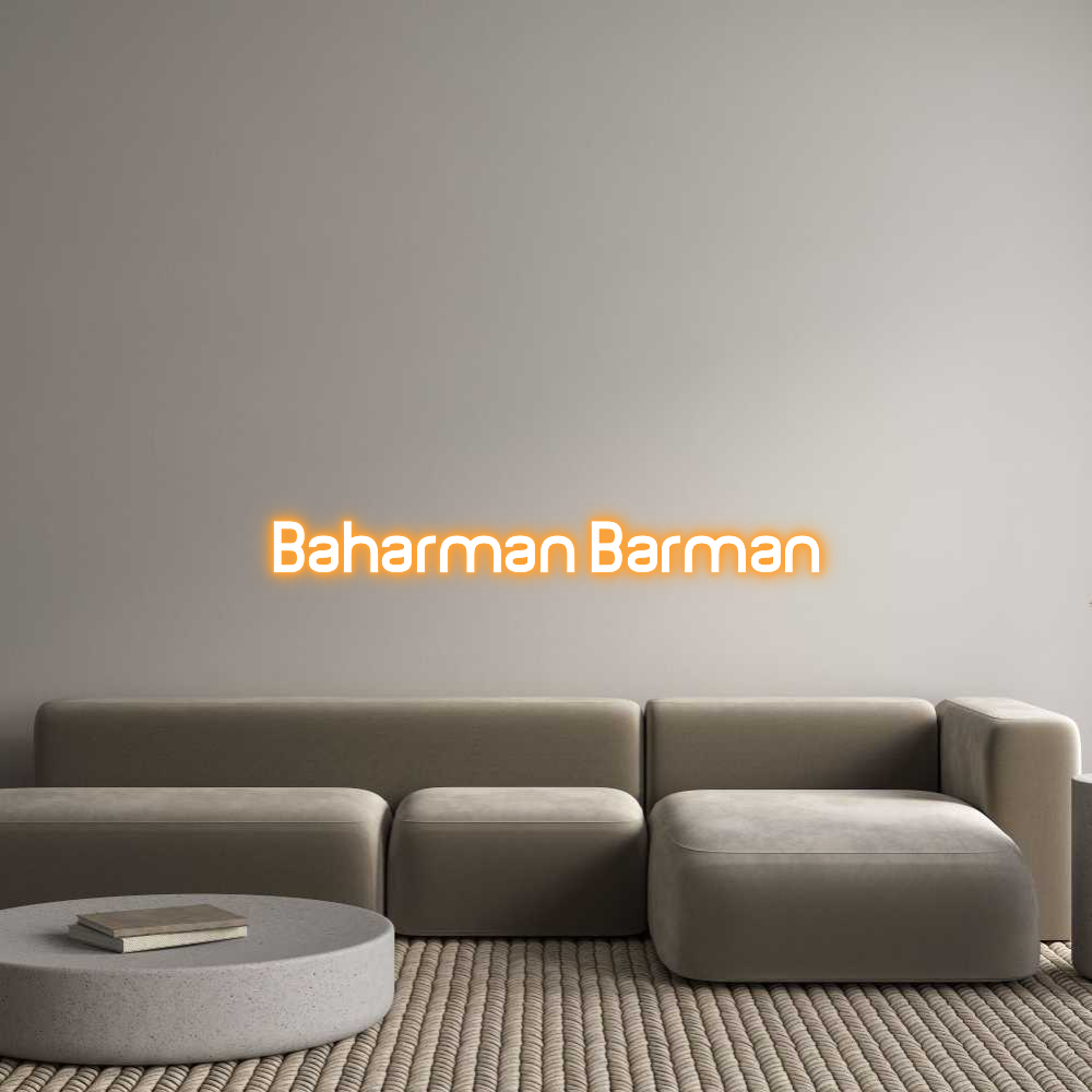 Custom Neon Sign Online Editor Baharman Barman