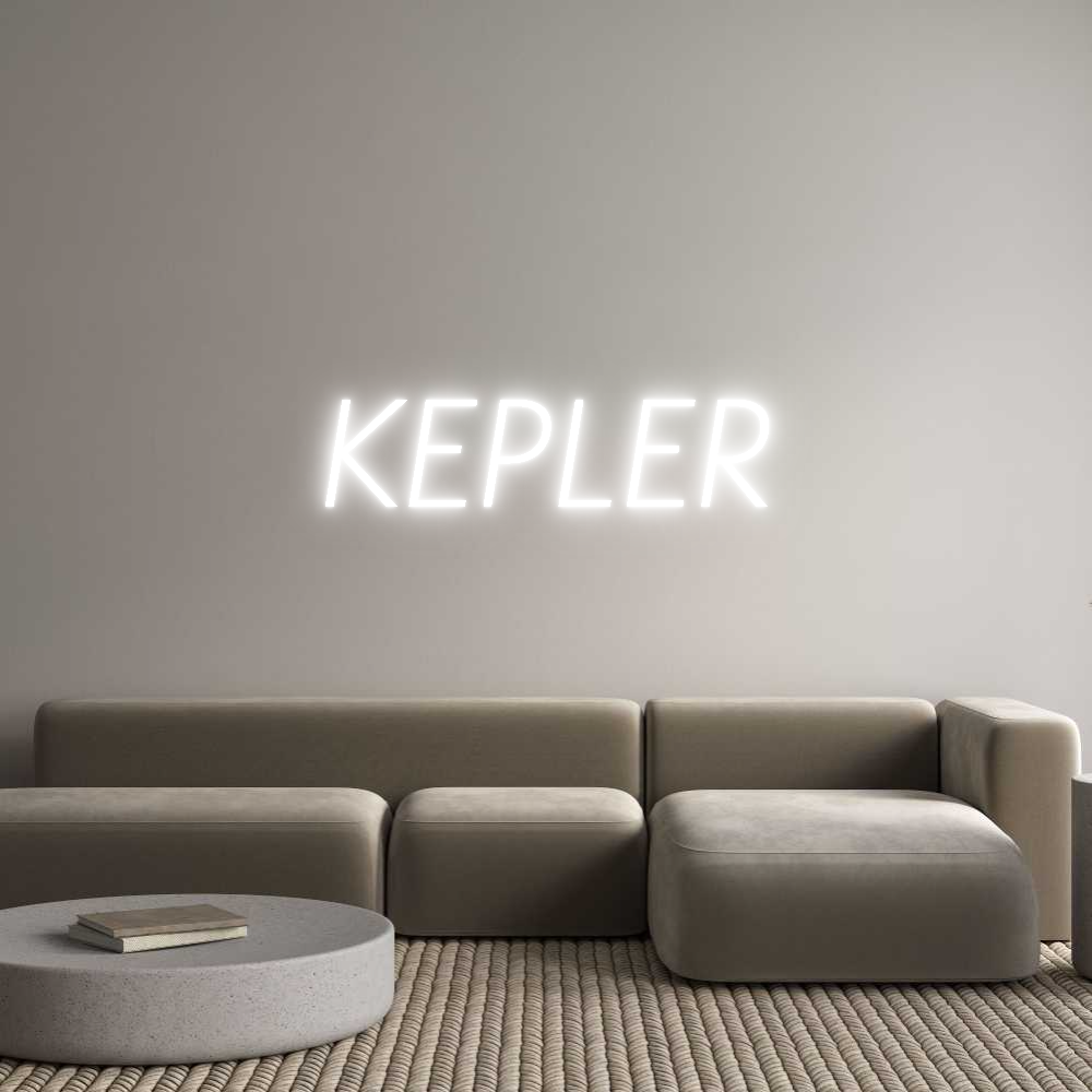 Custom Neon Sign Online Editor KEPLER