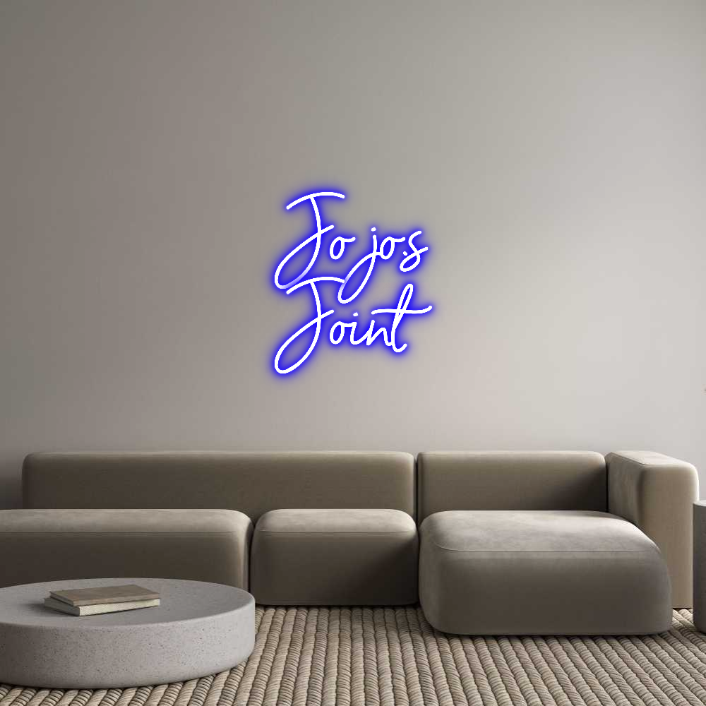 Custom Neon Sign Online Editor Jo jo.s
Joint