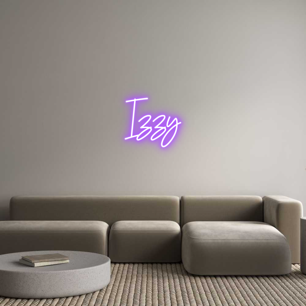 Custom Neon Sign Online Editor Izzy