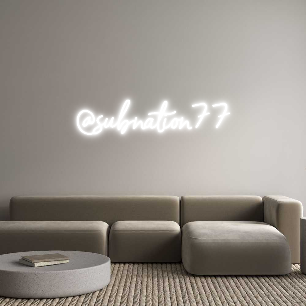 Custom Neon Sign Online Editor @subnation77