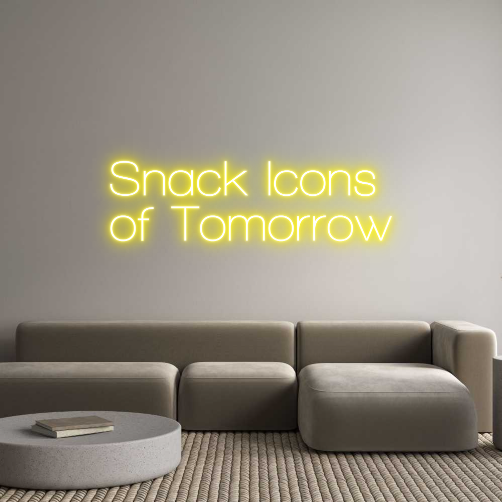 Custom Neon Sign Online Editor Snack Icons
...