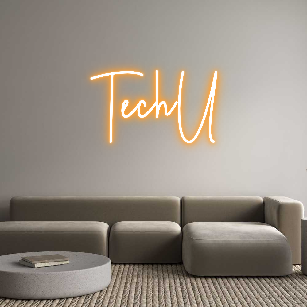 Custom Neon Sign Online Editor TechU