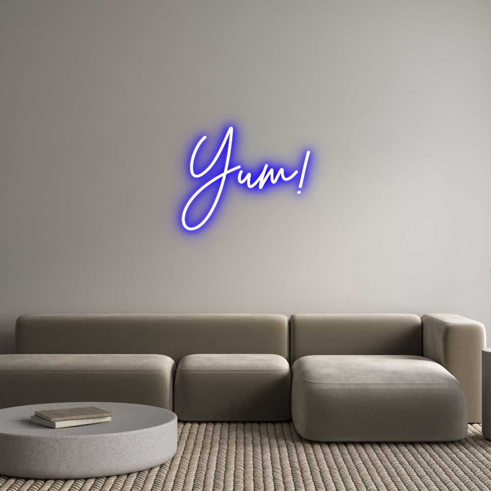 Tilpasset neonskiltredigeringsprogram på nett Nam!