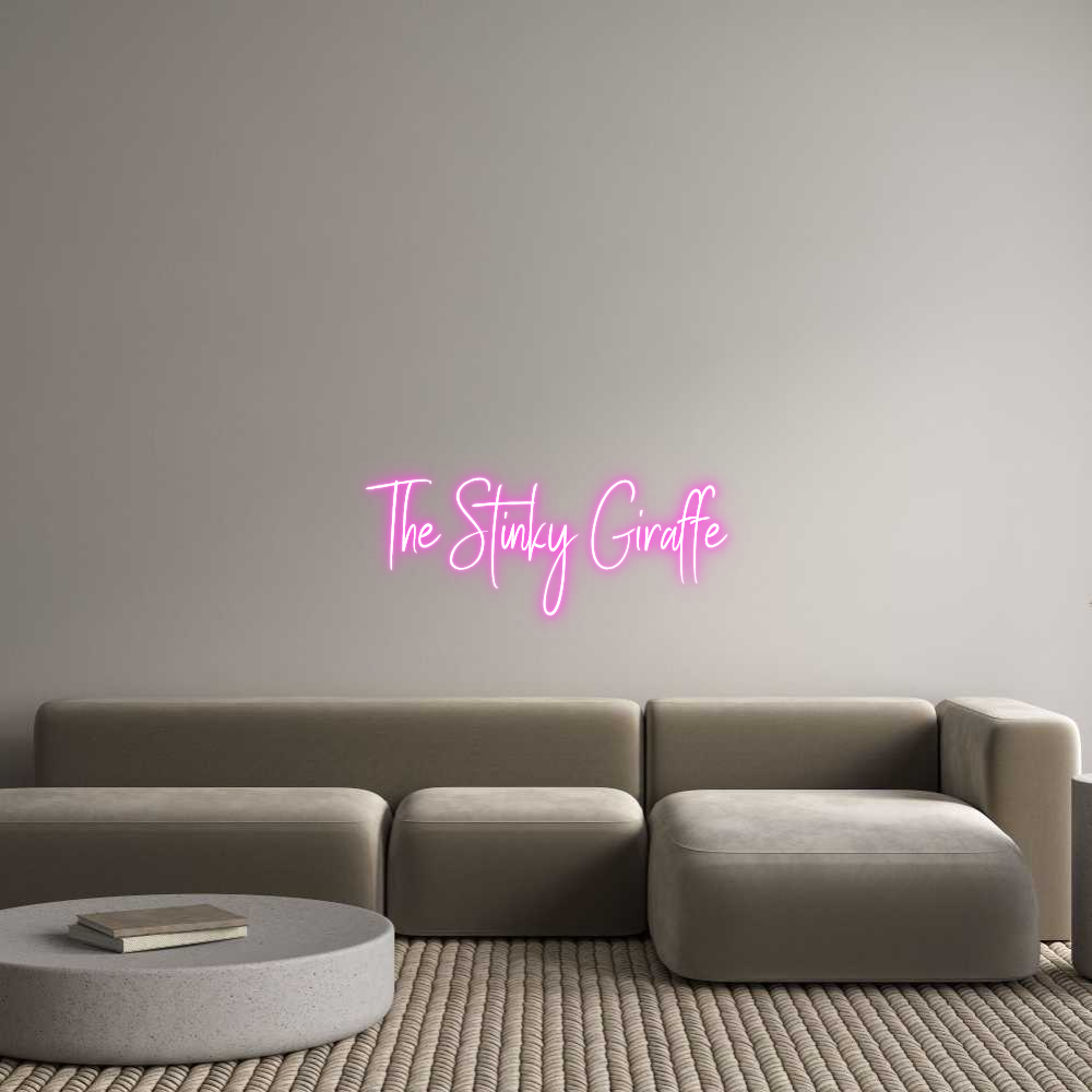 Custom Neon Sign Online Editor The Stinky Gi...