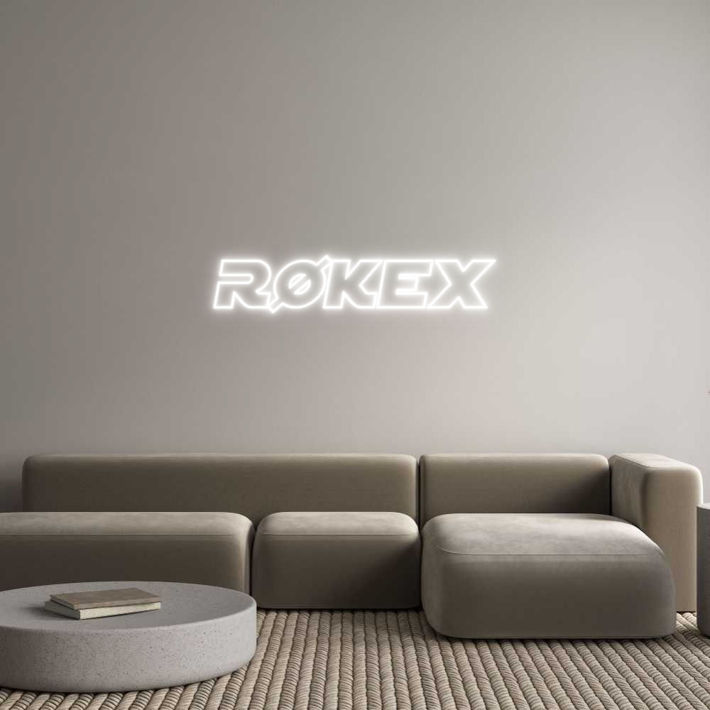Custom Neon Sign Online Editor Røkex