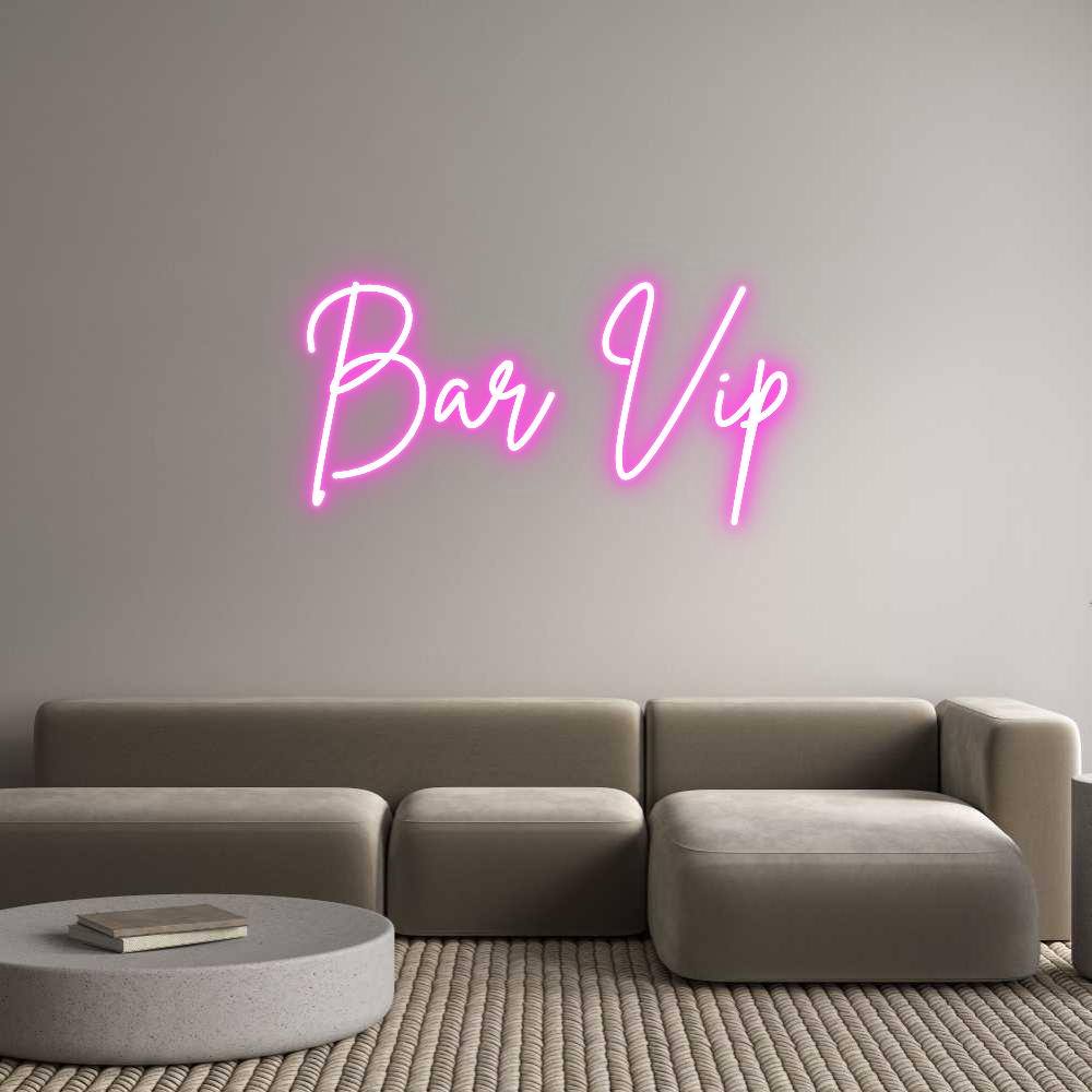 Custom Neon Sign Online Editor Bar Vip