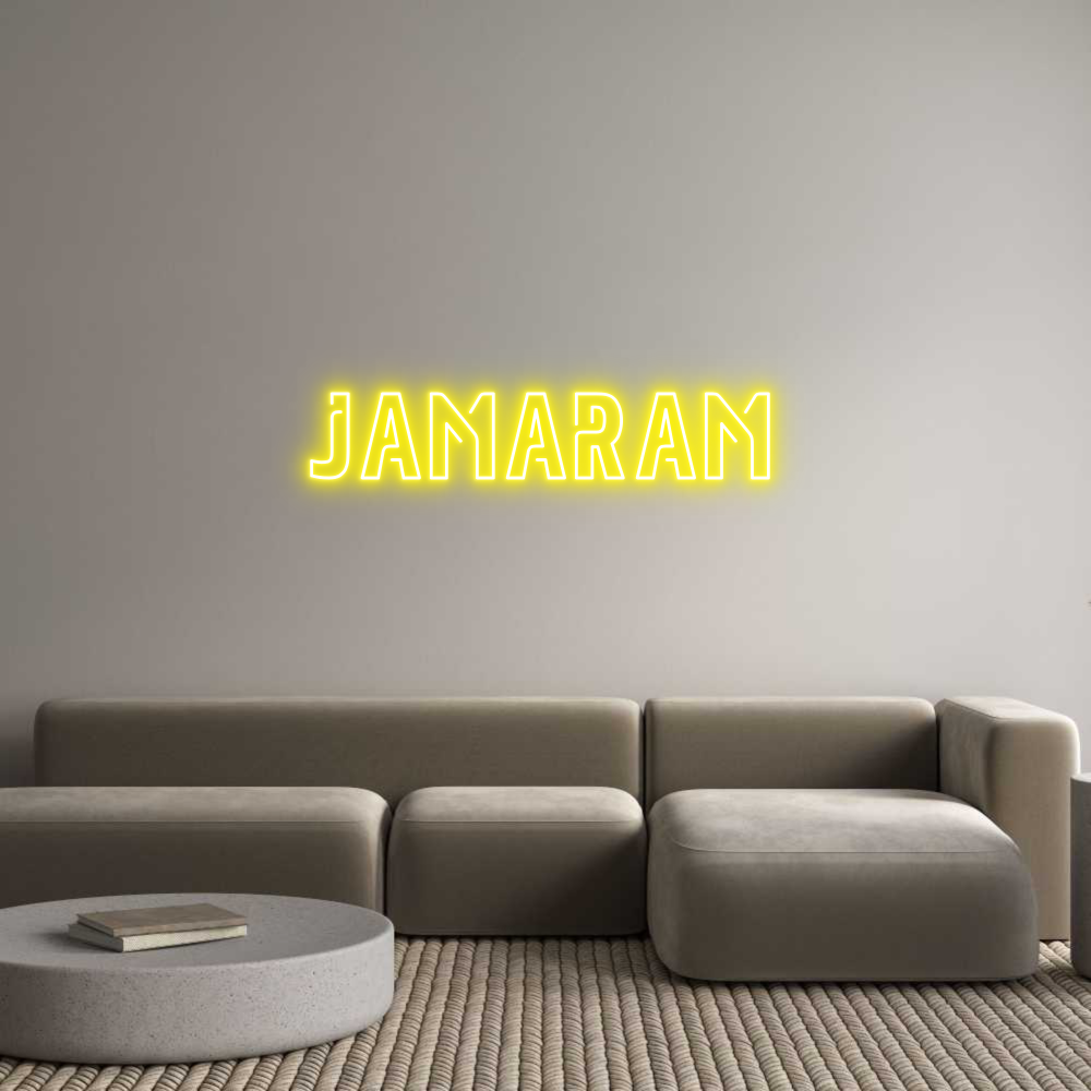 Custom Neon Sign Online Editor JAMARAM