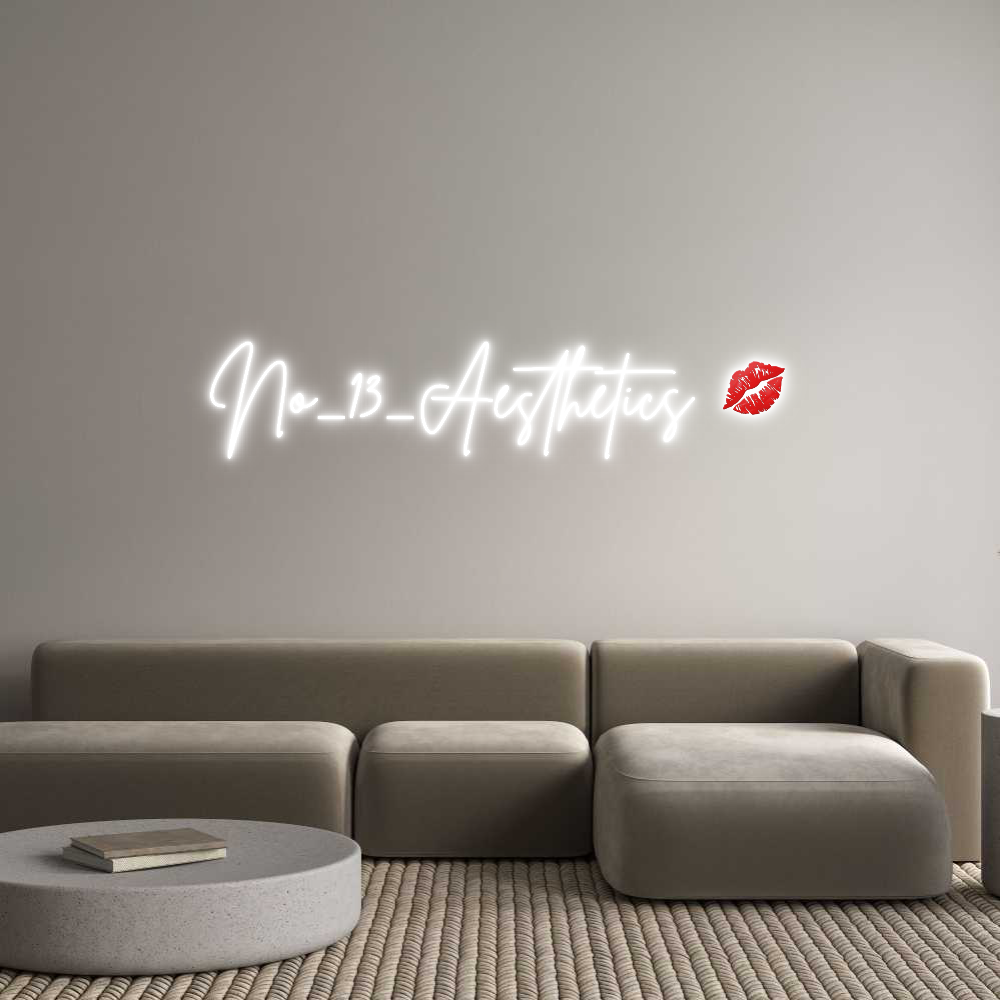 Custom Neon Sign Online Editor No_13_Aesthet...