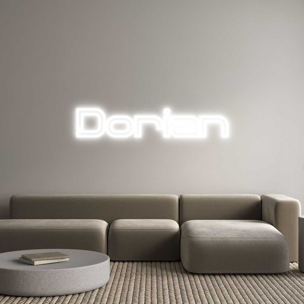 Custom Neon Sign Online Editor Dorian